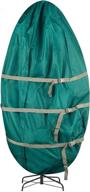 🎄 premium green canvas storage cover bag for 7.5 ft upright christmas tree - tiny tim totes 83-dt5582 logo