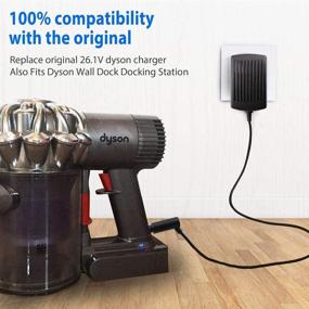 img 2 attached to 🔌 Dyson Cordless Vacuum Charger | V6 V7 V8 DC58 DC59 DC61 DC62 SV03 SV04 SV05 SV06 Models | UL Listed 26V Power Supply | 0.78A AC DC Adapter with 6FT Power Cord