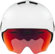 🚴 premium performance oakley aro7 mips men's mtb cycling helmet - sleek white/medium for maximum safety and style logo