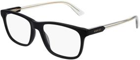 img 1 attached to Eyeglasses Gucci 0490 005 BLACK