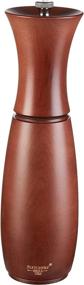 img 4 attached to 🌶️ Fletchers' Mill Border Grill Pepper Mill, 8 Inch - Walnut Stain, Adjustable Coarseness Fine to Coarse