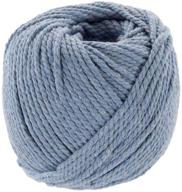 🧶 bohemia macramé craft cotton rope - 50 meters for diy handmade wall hangings and plant hangers (ceil blue, 3mm x 50 meters) logo