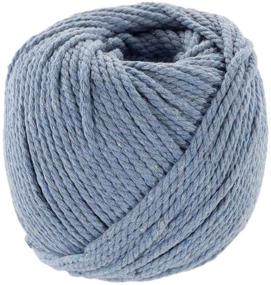 img 4 attached to 🧶 Bohemia Macramé Craft Cotton Rope - 50 Meters for DIY Handmade Wall Hangings and Plant Hangers (Ceil Blue, 3mm X 50 Meters)