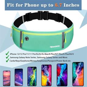 img 1 attached to RDMODO Running Belt for Women and Men – Large Capacity Waterproof Waist Pack for iPhone Samsung Galaxy Note - Ideal for Running, GYM, Walking, Cycling, Outdoor Activities