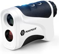 peakpulse golf laser rangefinder: flag acquisition, pulse vibration, fast focus & 6x magnification - perfect for club selection logo