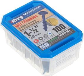 img 2 attached to 🔩 Enhance Your Woodworking Projects with Kreg SML C150B 100 Blue Kote Pocket Screws