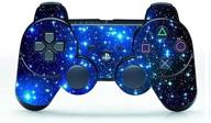 transform your playstation 3 controller with uushop starry sky vinyl skin decal: a must-have cover wrap logo