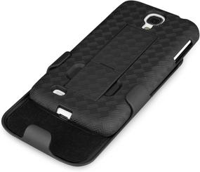 img 2 attached to SEO-Optimized Holster Case for Samsung Galaxy S4 – BoxWave [Dual+ 📱 Holster Case] Shell Cover with Belt Clip Holster and Kickstand – Jet Black