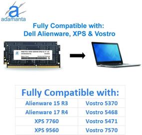 img 3 attached to 🔋 32GB (2x16GB) Laptop Memory Upgrade Compatible for Dell Alienware, Inspiron, Latitude, Optiplex, Precision, Vostro & XPS - Adamanta DDR4 2400Mhz PC4-19200 SODIMM 2Rx8 CL17 1.2v RAM DRAM