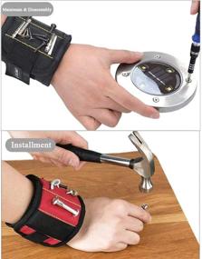 img 1 attached to Magnetic Wristband Holder Black Handyman 15 Wristband Ideal