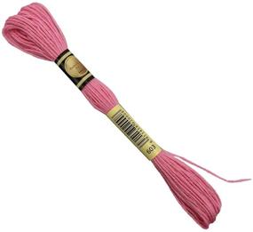 img 1 attached to 🧵 iReaydo PINK Embroidery Floss - 24 Skeins Cross Stitch Threads for Friendship Bracelets, Crafts, and More (Color Code: 603)