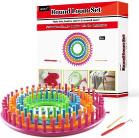 img 4 attached to 🔄 Layover Round Knitting Needle Knitter Looms