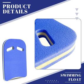 img 2 attached to 🏊 U-Design Swim Pool Float Floating Buoy Hand Board Tool Foam Equipment - Outroad Swimming Training Aid Kickboard, Yellow/Blue