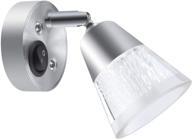 светильник для чтения luxvista 12v rv - энергосберегающий акриловый светильник для автодомов с установкой в нишу на светодиодных лампах для шоурума, лестницы, прикроватного столика - теплый белый (1 упаковка) логотип