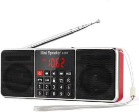 img 3 attached to 📻 PRUNUS J-288 Portable Radio: AM FM Battery Operated with Bluetooth Speaker, Sleep Timer, Power-Saving Display, Ultra-Long Antenna - AUX Input, USB Disk & TF Card MP3 Player - NO Manual Preset