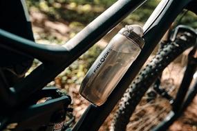 img 2 attached to Fidlock TWIST Bottle 590 Set - Magnetic Mount Bike 🚴 Water Bottle Holder with Attached Transparent Black Bottle - Cage Free