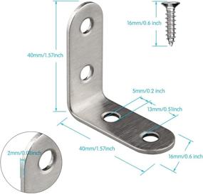 img 3 attached to Inch Stainless Steel Bracket Fastener Inclusive
