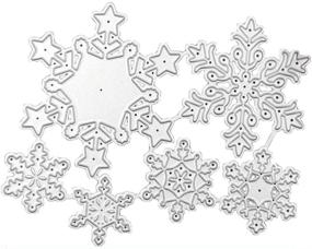 img 4 attached to LZBRDY Snowflake Cutting Scrapbooking Christmas
