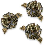 havercamp next camo poly ribbon pull bows – perfect for hunter themed parties, camouflage motifs, birthdays, graduation and outdoor family picnics! logo