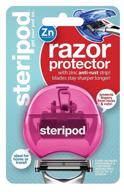 steripod razorpod - ultimate clip-on razor protector (pink): keep your razor clean and protected! logo