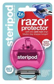 img 3 attached to Steripod Razorpod - Ultimate Clip-On Razor Protector (Pink): Keep Your Razor Clean and Protected!