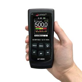 img 1 attached to 📡 LATNEX AF-5000 5G EMF Meter RF Detector Tester and Reader + Calibration Certificate - Evaluates RF, Microwaves, 3-Axis Gauss/Tesla Magnetic Fields + ELF Electrical Fields