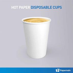 img 3 attached to 12 oz White Paper Disposable Cups – 100-Count Pack for Hot Beverages