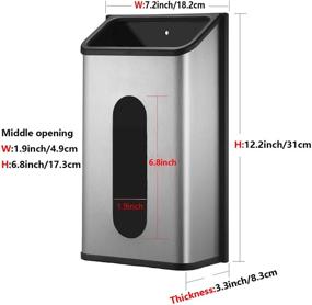 img 3 attached to Dispenser Extra Wide Easy Access Anti Fingerprint Stainless