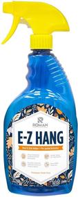 img 4 attached to 🛠️ Effortless Hanging: Roman Products E-Z Hang Peel & Stick Wallpaper Helper with Pre-Pasted Activator – Clear, Non-Staining, 32 Fluid Ounces