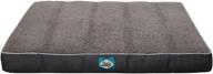 🐶 sealy cozy comfy large premium orthopedic dog bed in modern gray logo