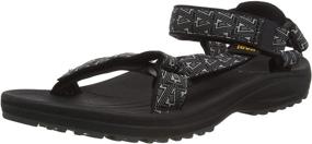 img 4 attached to Teva Sandals Black Bamboo Bmblc