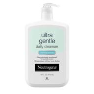 🧼 neutrogena ultra gentle daily facial cleanser for sensitive skin - oil-free, soap-free, hypoallergenic & non-comedogenic foaming face wash - 16 fl. oz - to remove dirt, makeup & impurities logo