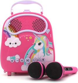 img 4 attached to Microphones Bluetooth Rechargeable Children Christmas