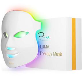 img 4 attached to 🌟 Luma LED Skin Therapy Mask - Home Skin Rejuvenation & Anti-Aging Light Therapy - 7 Color LED - Advanced Facial Skin Care - Skin Tightening - Reducing Wrinkles & Fine Lines - Boosting Collagen Production - Inflammation Fighter