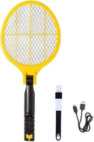img 4 attached to ValueHall Foldable USB Rechargeable Fly Swatter - Indoor and Outdoor Fly Swatter Racket V7078A