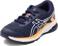 👧 asics gt 1000 little glacier silver girls' athletic shoes – performance and style combined logo