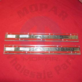 img 1 attached to 🚪 Mopar Genuine Door Sill Guards: Enhancing Style and Protecting Your Vehicle's Entryway