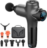 💪 y8 pro max gray massage gun: powerful deep tissue percussion muscle massager for athletes - super quiet and portable electric sport massager logo