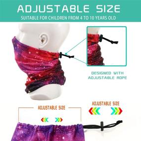 img 2 attached to 🔥 Пламя 2 MOBUR Gaiter Охлаждающая балаклава для девочек - модные шарфы и аксессуары