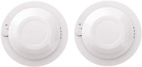 img 4 attached to 🔥 UL Listed Photoelectric Smoke Alarm with Battery Included for Home Fire Safety - Pack of 2