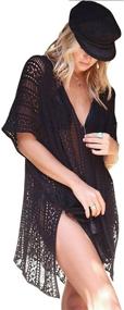 img 1 attached to 👙 Shermie Swimsuit Cover Ups: Stylish Plus-size V-Neck Swimwear for Women to Enhance your Beach Look