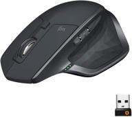 🖱️ logitech mx master 2s wireless mouse - ultimate precision for any surface, hyper-fast scrolling, ergonomic design, rechargeable, multi-device compatibility, graphite (discontinued by manufacturer) логотип