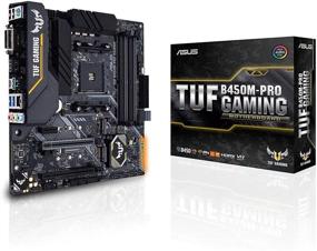 img 4 attached to 🎮 Высокопроизводительная материнская плата Asus TUF B450M-Pro Gaming Micro-ATX с процессором AMD Ryzen 3, DDR4, HDMI, Dual M.2, USB 3.1 Gen 2 и подсветкой Aura Sync RGB LED.