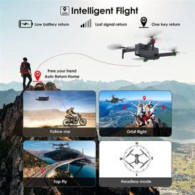 img 1 attached to 🚁 FANCOOL Дроны FPV на 4000 футов с камерой: UHD 4K и 1080p, Анти-тряска, 5GWifi GPS передатчик, Прямая трансляция видео, 60 минут полета, Дрон с функцией "Follow Me".