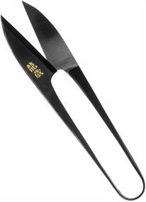 img 4 attached to KAKURI 105mm Curved Blade Japanese Thread Scissors: 🔪 Traditional Style Thread Snips for Sewing, Made in Japan