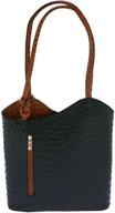 fioretta italian genuine shoulder backpack women's handbags & wallets 标志