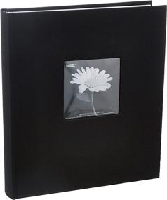 img 4 attached to 🖼️ Deep Black 5x7 Photo Album with 200 Pockets – Fabric Frame Cover