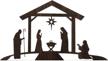 nativity indoor christmas decoration statues logo