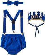 first birthday outfit bloomers suspenders logo