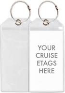 🧳 cruise tags luggage holder: durable steel for effortless organization logo